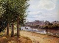 pontoise Ufer des oise 1872 Camille Pissarro Szenerie